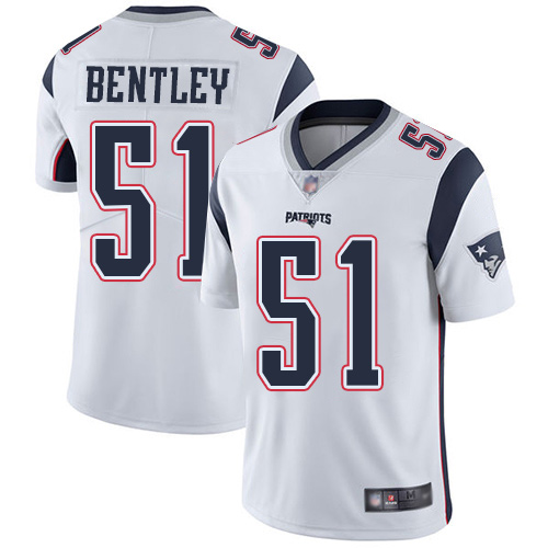 New England Patriots Football #51 Vapor Limited White Men Ja Whaun Bentley Road NFL Jersey->youth nfl jersey->Youth Jersey